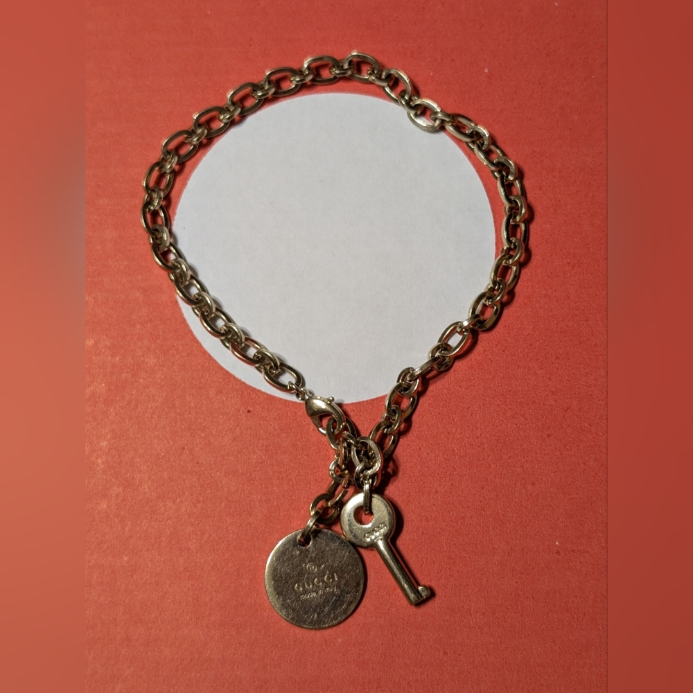 Gucci Gold Tone Key Purse, Satchel, Bag Charm